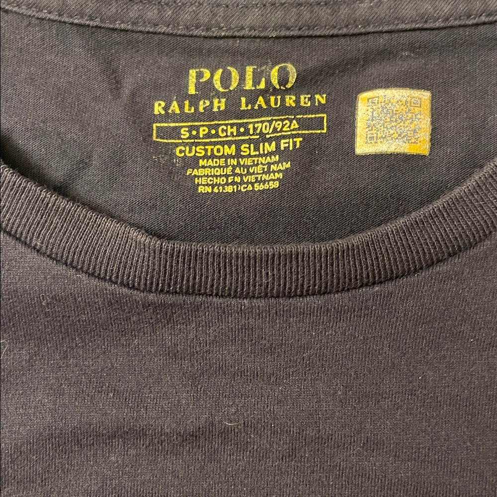 Polo by Ralph Lauren Men's Dark Blue Tee Ptp 19”to 20.5 “ - Picture 7 of 8